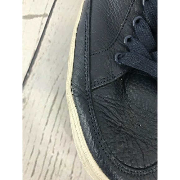 Lacoste Haneda Blue Leather Athletic Casual Shoes - Picture 6 of 11